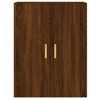 vidaXL Wall Mounted Cabinets 2 pcs Brown Oak Engineered Wood