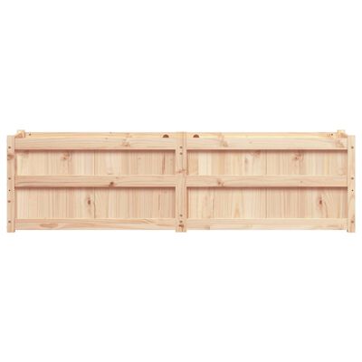 vidaXL Garden Planter 70.9" x 19.7" x 19.7" Solid Wood Pine