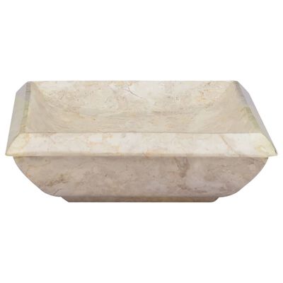 vidaXL Sink Cream 19.7"x13.8"x3.9" Marble