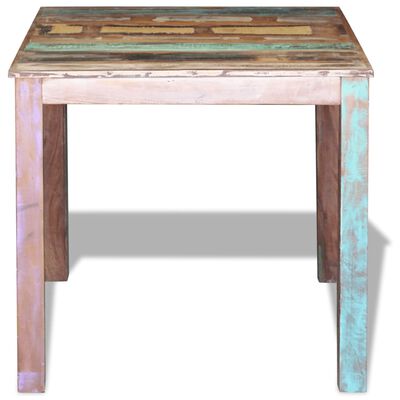 vidaXL Dining Table Solid Reclaimed Wood 31.5"x32.3"x30"