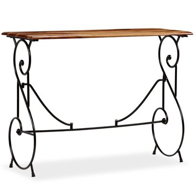 vidaXL Console Table Solid Sheesham Wood 39.4"x15.7"x29.5"