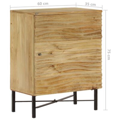 vidaXL Sideboard Solid Mango Wood 23.6"x13.8"x29.5"