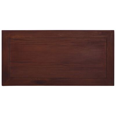 vidaXL Coffee Table Classical Brown 39.4"x19.7"x11.8" Solid Mahogany Wood