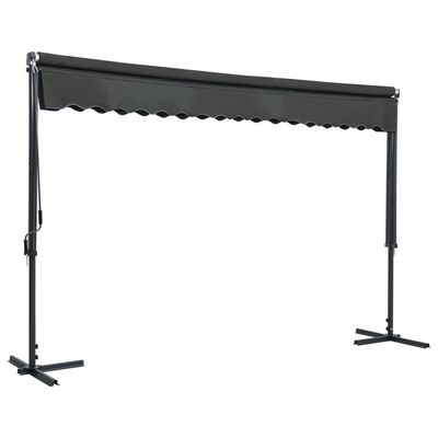 vidaXL Free Standing Awning 157.5"x118.1" Anthracite