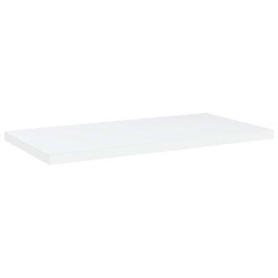 vidaXL Bookshelf Boards 4 pcs White 15.7"x7.9"x0.6" Engineered Wood