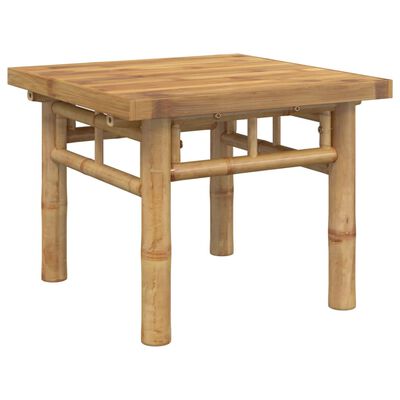 vidaXL Coffee Table 17.7"x17.7"x13.8" Bamboo