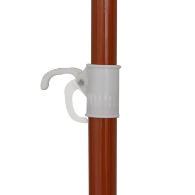 vidaXL Parasol with Steel Pole 70.9" Sand