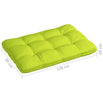 vidaXL Pallet Sofa Cushions 7 pcs Bright Green