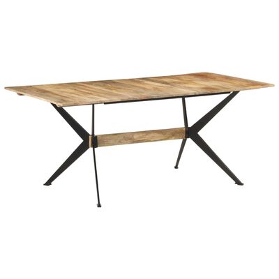 vidaXL Dining Table 70.9"x35.4"x29.9" Solid Mango Wood