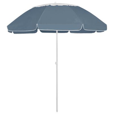 vidaXL Beach Parasol Blue 118.1"