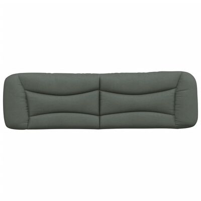 vidaXL Headboard Cushion Dark Gray 76" Fabric