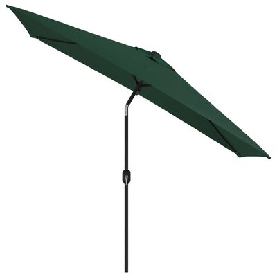 vidaXL Parasol 78.7"x118.1" Green Rectangular