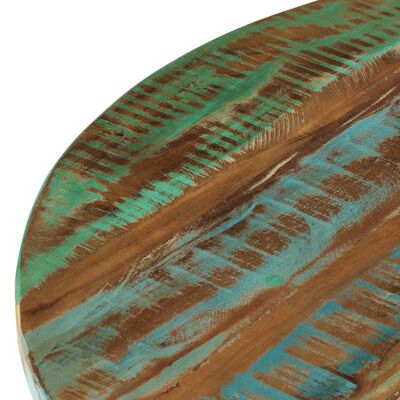 vidaXL Coffee Table Solid Reclaimed Wood 25.6"x12.6"