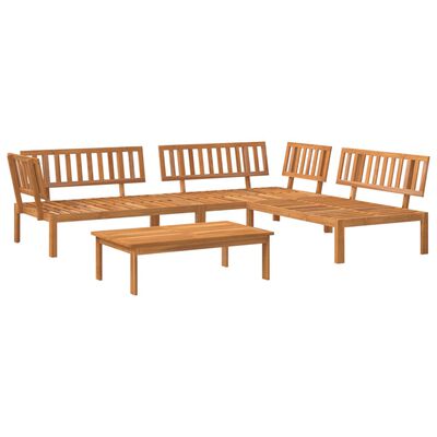 vidaXL 4 Piece Patio Pallet Sofa Set Solid Wood Acacia