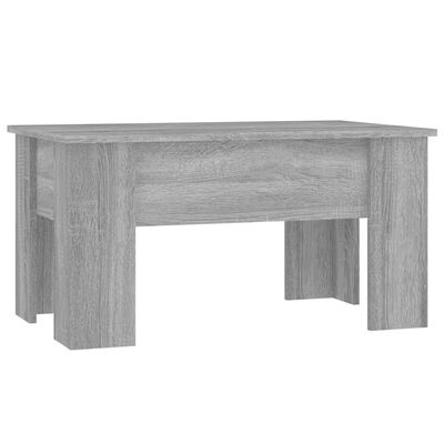 vidaXL Coffee Table Gray Sonoma 31.1"x19.3"x16.1" Engineered Wood