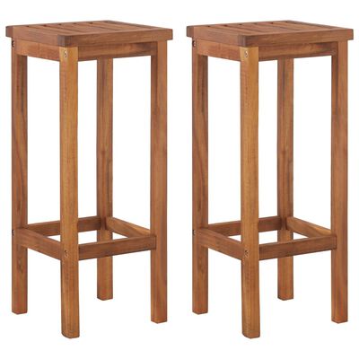 vidaXL 3 Piece Patio Bar Set Solid Wood Acacia