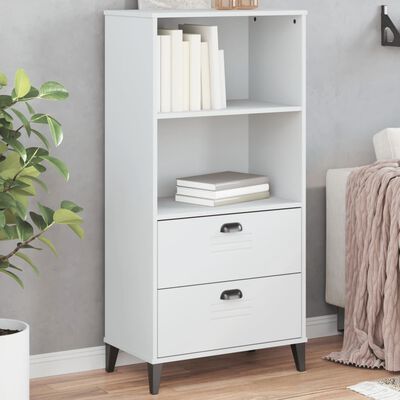 vidaXL Bookcase VIKEN White 23.6"x13.8"x48.4" Engineered Wood