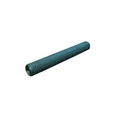 vidaXL Chicken Wire Fence with PVC Coating 82'x1.6' Green