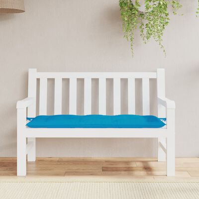 vidaXL Garden Bench Cushion Light Blue 47.2"x19.7"x2.8" Oxford Fabric