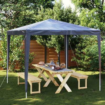 vidaXL Party Tent 8.2'x8.2' Blue