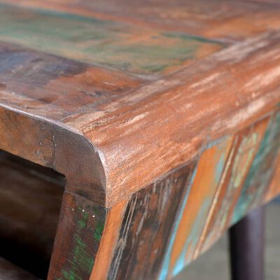 Reclaimed Wood Desk with Iron Legs