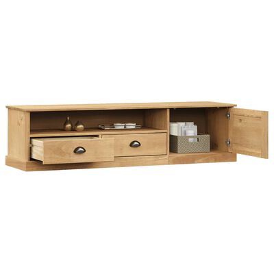 vidaXL TV Stand VIGO 61.4"x15.7"x15.7" Solid Wood Pine