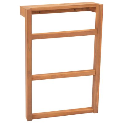 vidaXL Towel Racks 2 pcs Solid Teak Wood