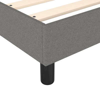 vidaXL Bed Frame Dark Gray 72"x83.9" California King Fabric