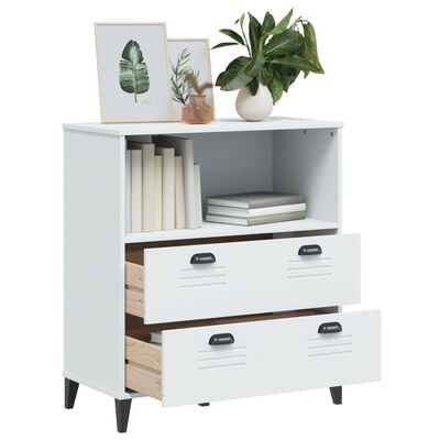 vidaXL Bookcase VIKEN White 31.5"x15.7"x35.4" Engineered Wood