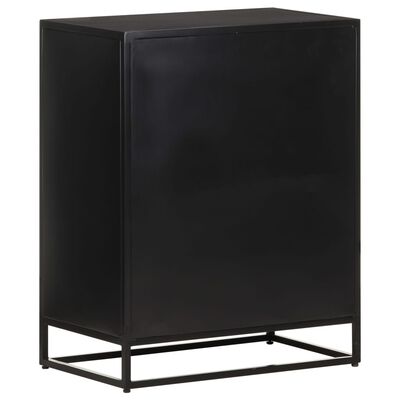 vidaXL Sideboard 23.6"x13.8"x29.5" Rough Mango Wood