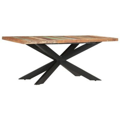 vidaXL Dining Table 70.9"x35.4"x29.9" Solid Reclaimed Wood