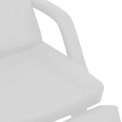 vidaXL Beauty Treatment Chair Faux Leather White 70.9"x24.4"x30.7"