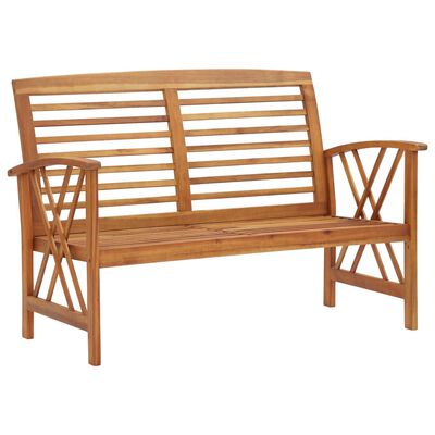 vidaXL 4 Piece Patio Lounge Set Solid Acacia Wood