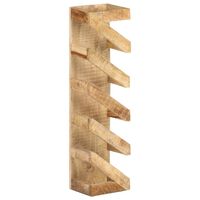 vidaXL Wine Rack for 5 Bottles Solid Mango Wood