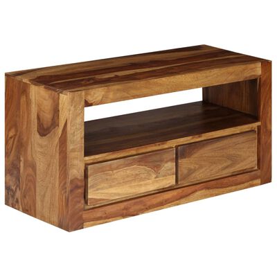 vidaXL TV Stand Solid Wood Sheesham 31.5"x11.8"x15.7"