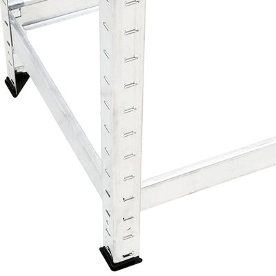 vidaXL 2-Layer Tire Racks 3 pcs Silver 43.3"x15.7"x43.3" Steel