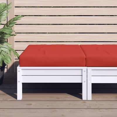 vidaXL Pallet Cushion Red Oxford Fabric