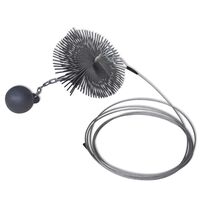 vidaXL Round Chimney Cleaning Brush 9.8" Diameter