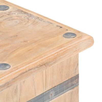 vidaXL Chest 35.4"x15.7"x15.7" Solid Acacia Wood