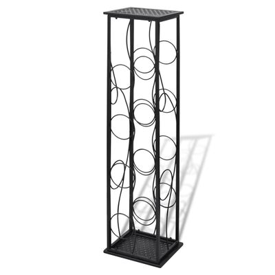 vidaXL Wine Rack for 8 Bottles Metal