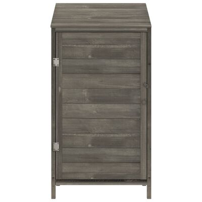 vidaXL Garden Shed Anthracite 21.7"x20.5"x44.1" Solid Wood Fir