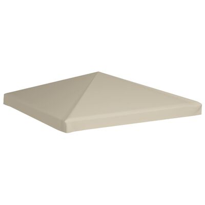 vidaXL Gazebo Top Cover 1 oz/ft² 9.8'x9.8' Beige