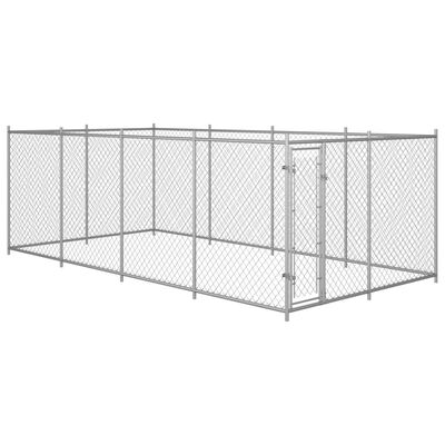 vidaXL Outdoor Dog Kennel 24.9'x12.5'x6.2'