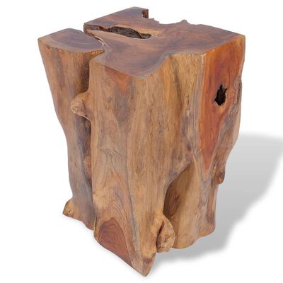 vidaXL Stool Solid Teak Wood