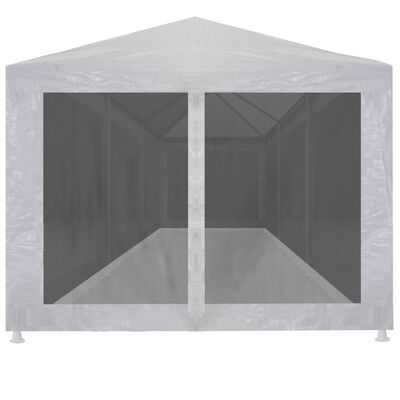 vidaXL Party Tent with 8 Mesh Sidewalls 29.5' x 9.8'