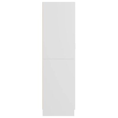 vidaXL Wardrobe White 32.5"x20.3"x70.9" Engineered Wood