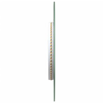 vidaXL LED Bathroom Mirror 27.6"x11.8" Oval