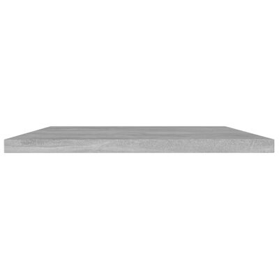 vidaXL Bookshelf Boards 8 pcs Concrete Gray 39.4"x7.9"x0.6" Engineered Wood