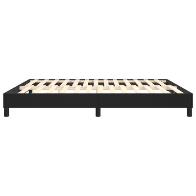 vidaXL Bed Frame Black 72"x83.9" California King Faux Leather