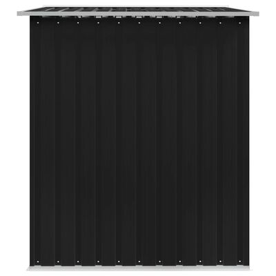 vidaXL Garden Storage Shed Anthracite Steel 101.2"x80.7"x70.1"